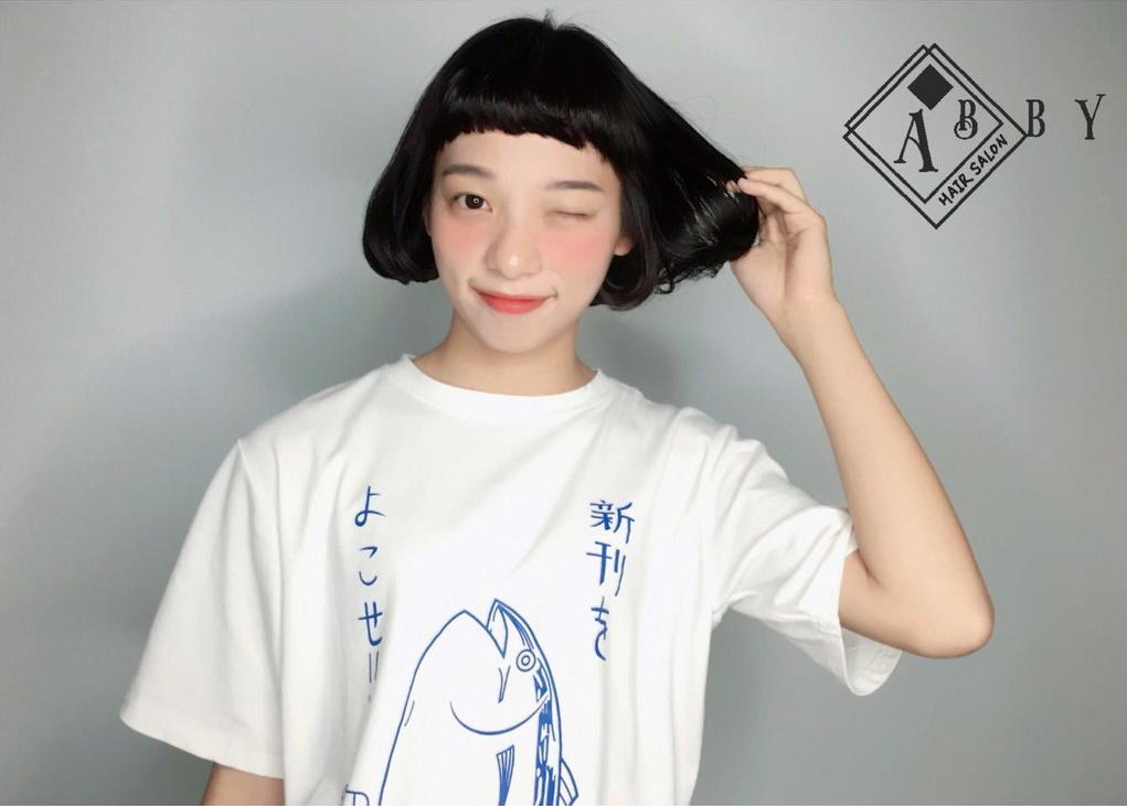 文青風極短瀏海