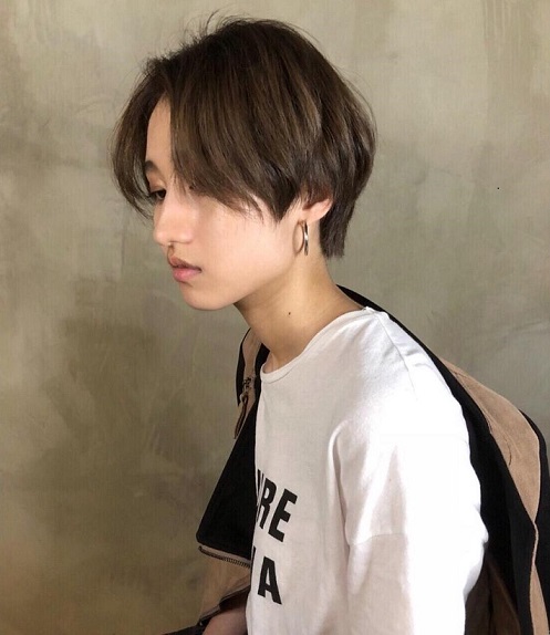 台中市Glitz Hair旗艦店設計師尼莫的男孩風髮型