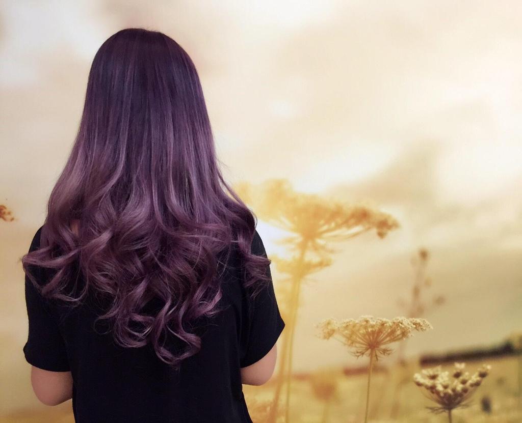 台中紫色漸層染髮沙龍推薦