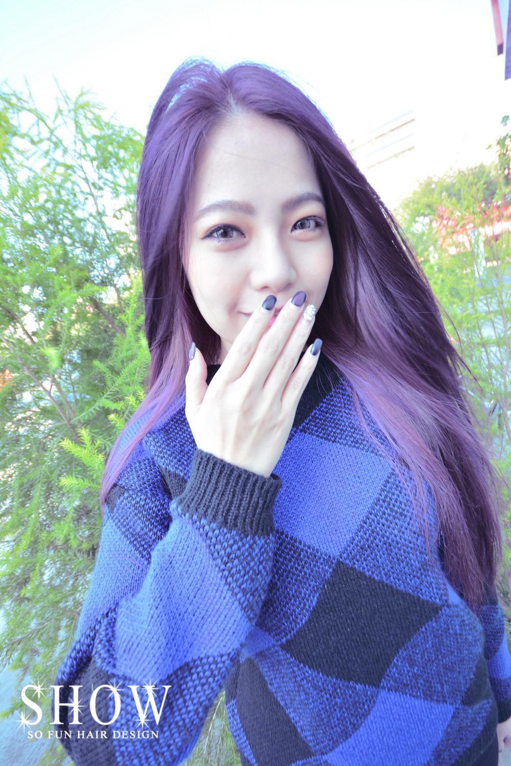 特殊色、女生染燙、漂髮、設計染、霧面、染髮、日系