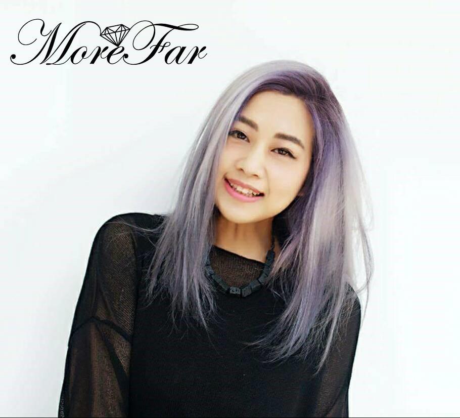 台中市More Far 魔法髮空間設計師Keng的髮根漸層髮色作品