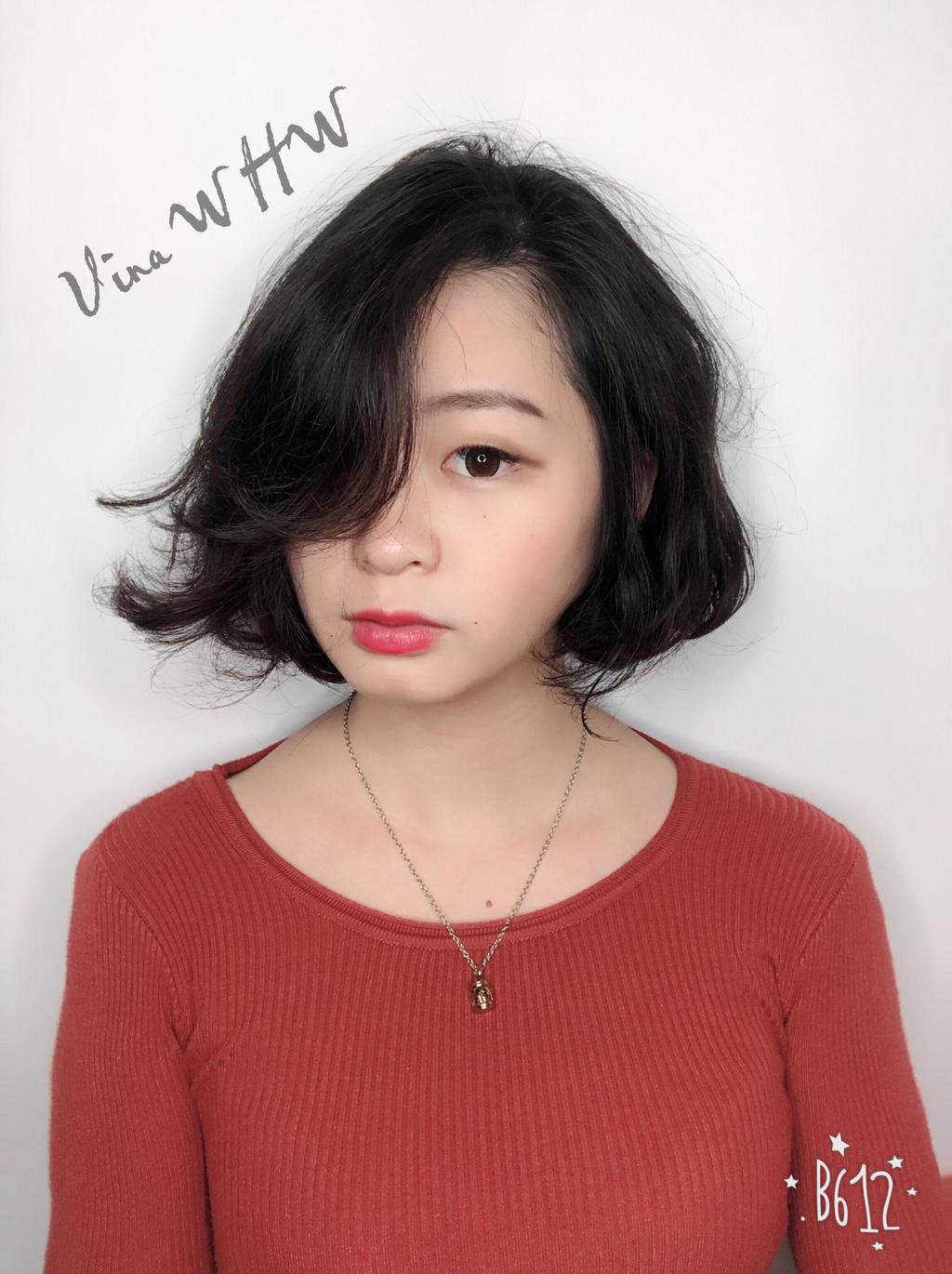 新北市WHY fashion hair salon 三館設計師Vina Jhan的短髮作品