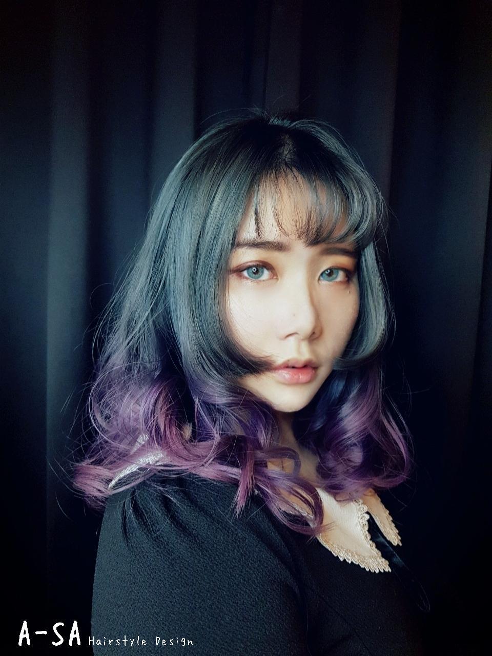 女生長髮