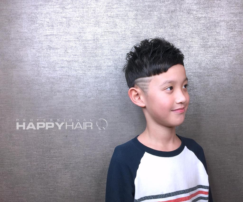 兒童刻線髮型
