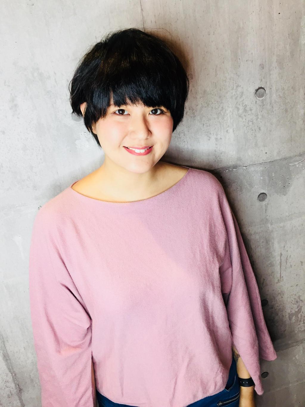 台北市Lusso Hair salon設計師Fumi的短髮作品