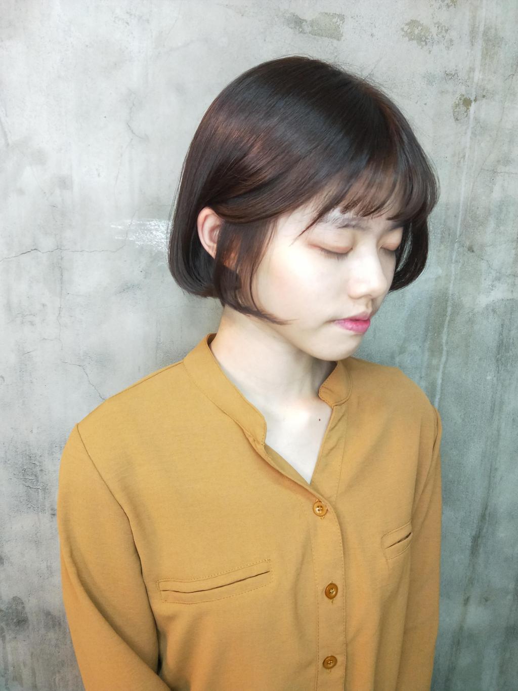 桃園區A Top Hair Salon設計師梁莘蒂的短髮作品
