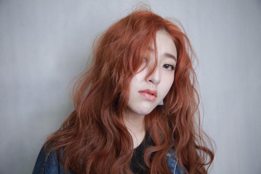 台中市8度 Hair Salon設計師ZO EY 的橘色系髮型
