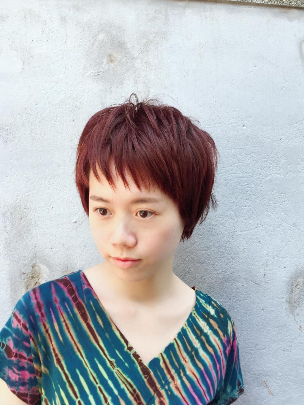 女生眉上瀏海、男孩風女生短髮、鋸齒瀏海、破碎瀏海