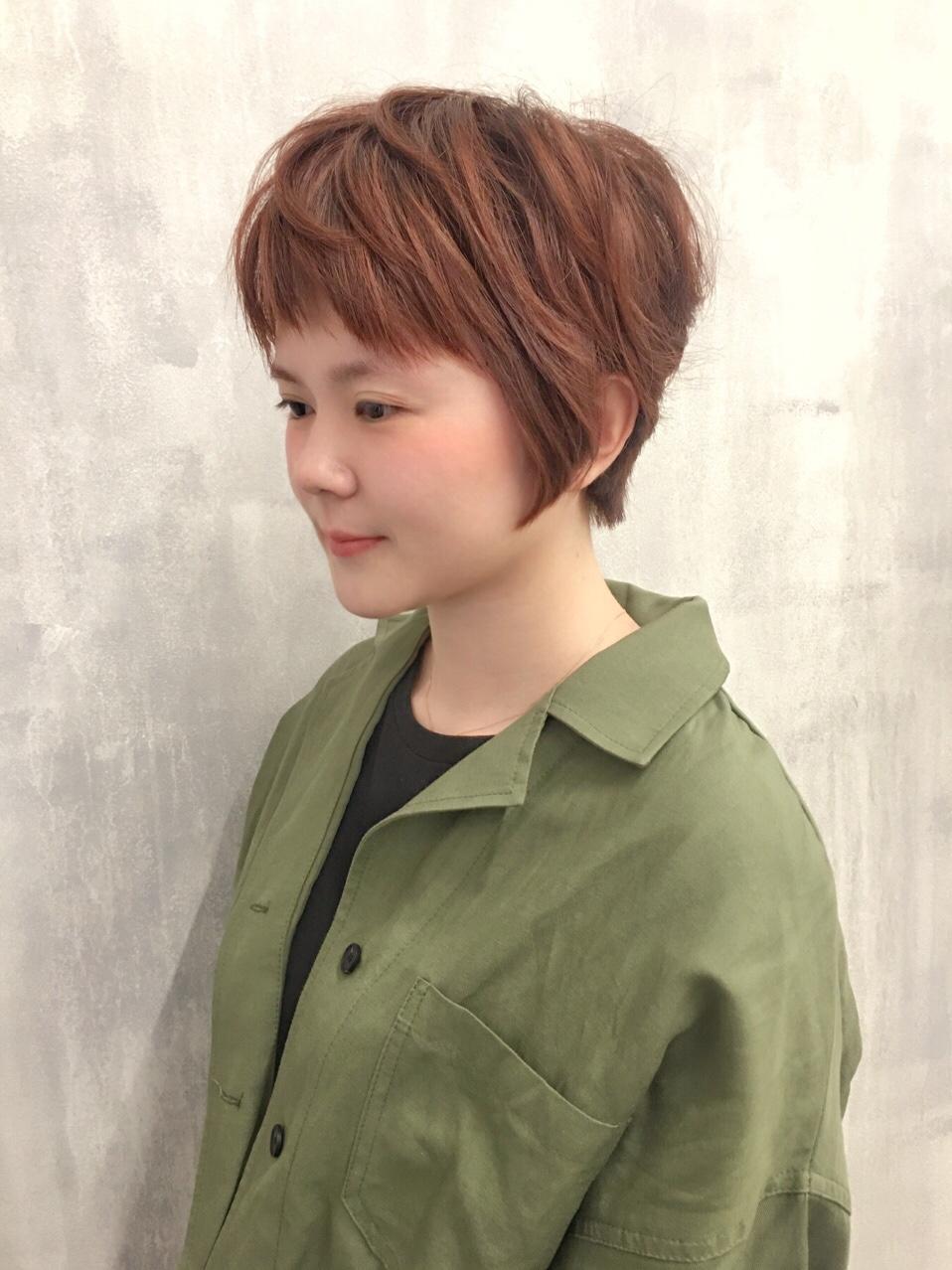 新竹市默&middot;MO HAIR設計師'Rima的男孩風短髮