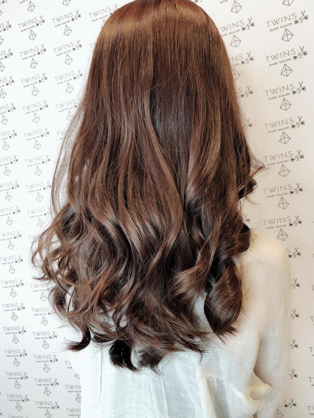 歐美挑染、棕色系、女生長髮、楓糖斑比色、霧面大地色系
