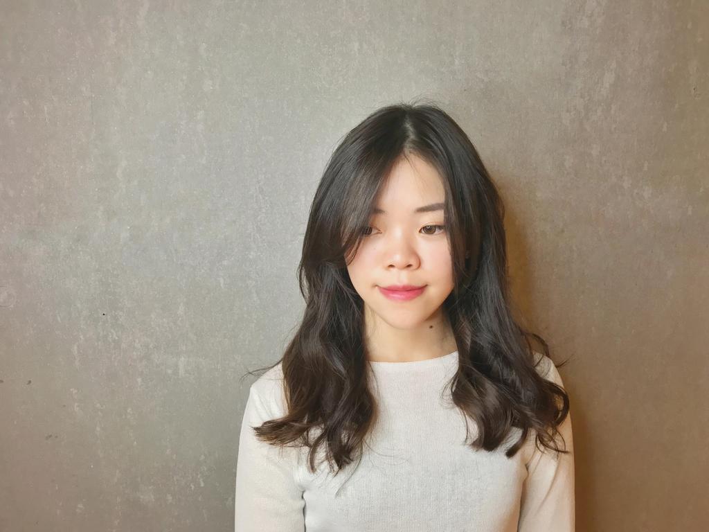 台北市設計師Ethan Chang的長卷髮作品