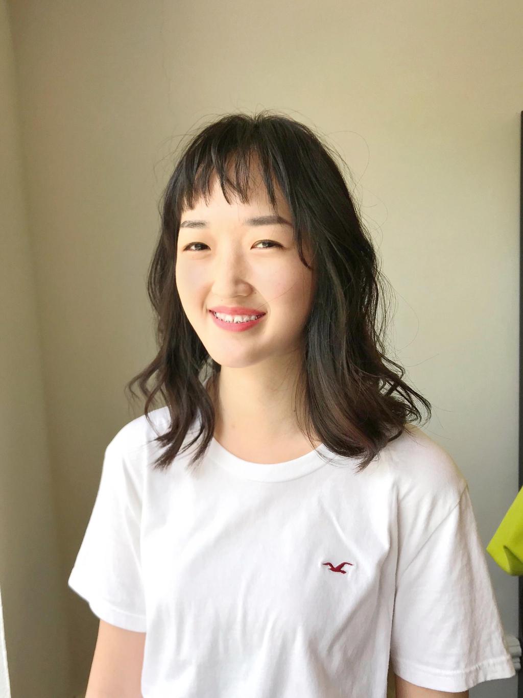 女生眉上瀏海、女生卷髮、女生長髮、破碎瀏海