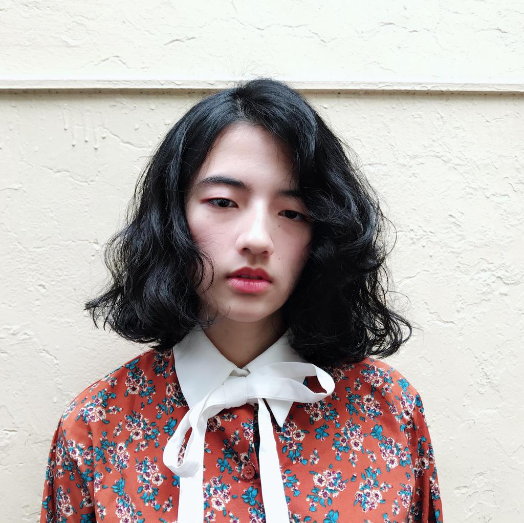 台南市良人髮廊設計師Ben Lin的復古文青卷作品