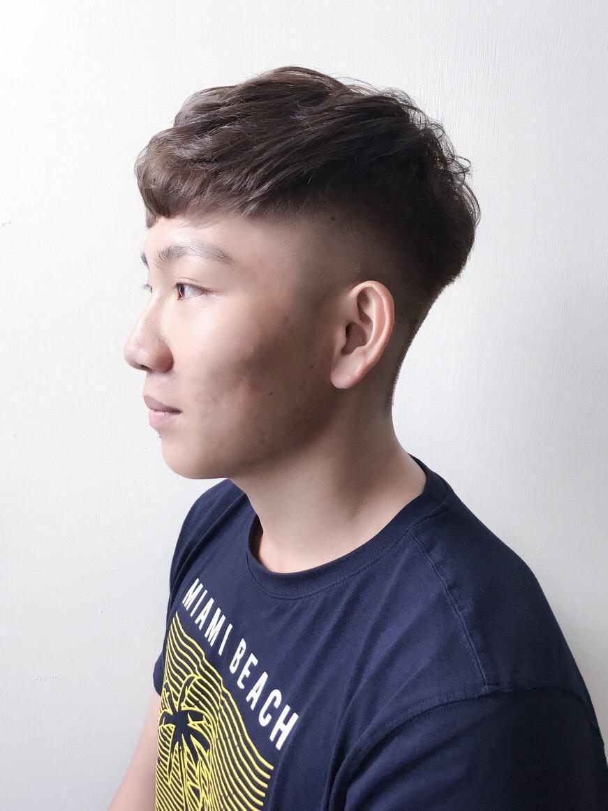 男生燙髮