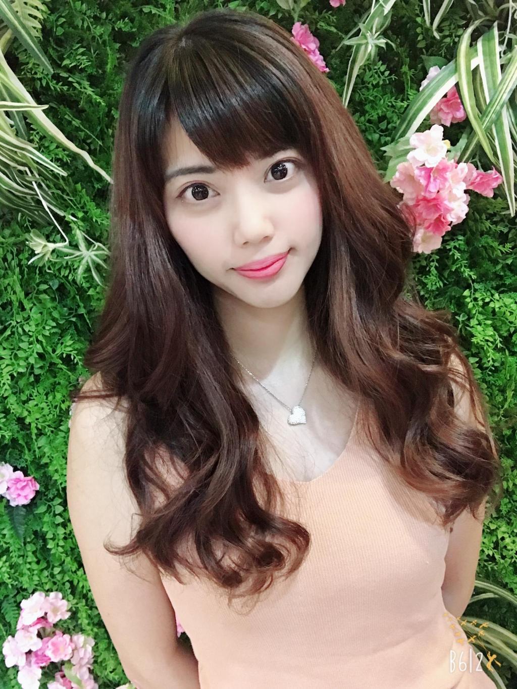 棕色系、女生染髮、縷光染髮