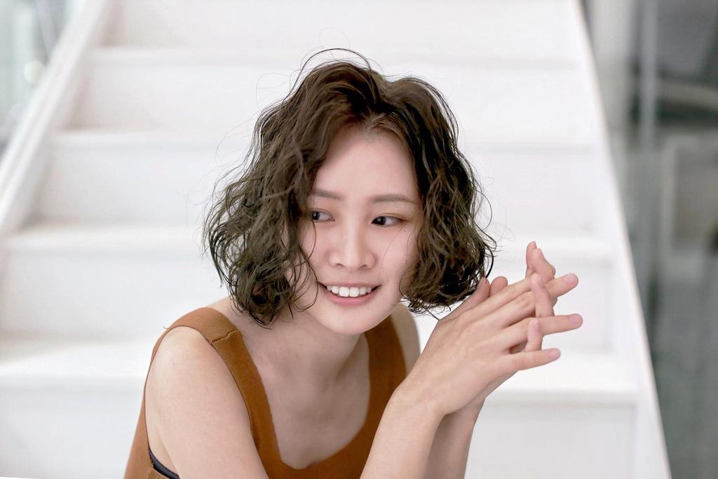 台中市8度美學概念店設計師Abie的染燙作品