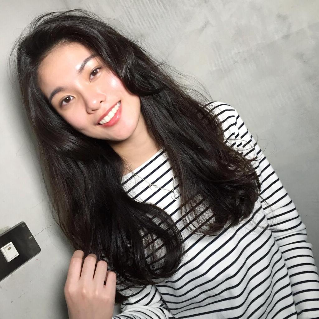 女生髮型、女生長髮、深色系、黑茶髮色