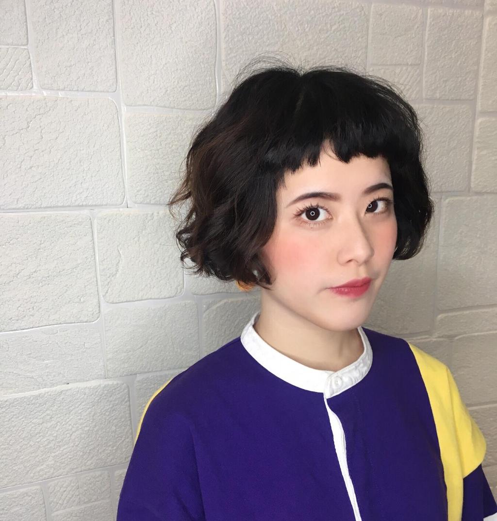 台北市亂剪／設計師Ting的文青復古卷髮作品