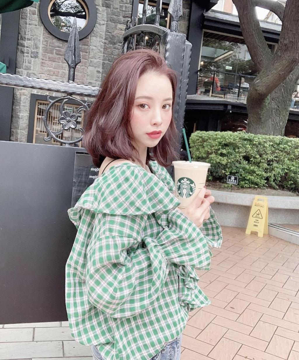 長鮑伯、清新中短髮-(耳下肩上)、女生中長髮、玫瑰砂晶髮色