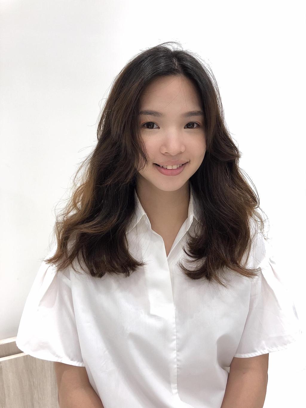 女生長髮長卷髮層次剪髮日系公主切