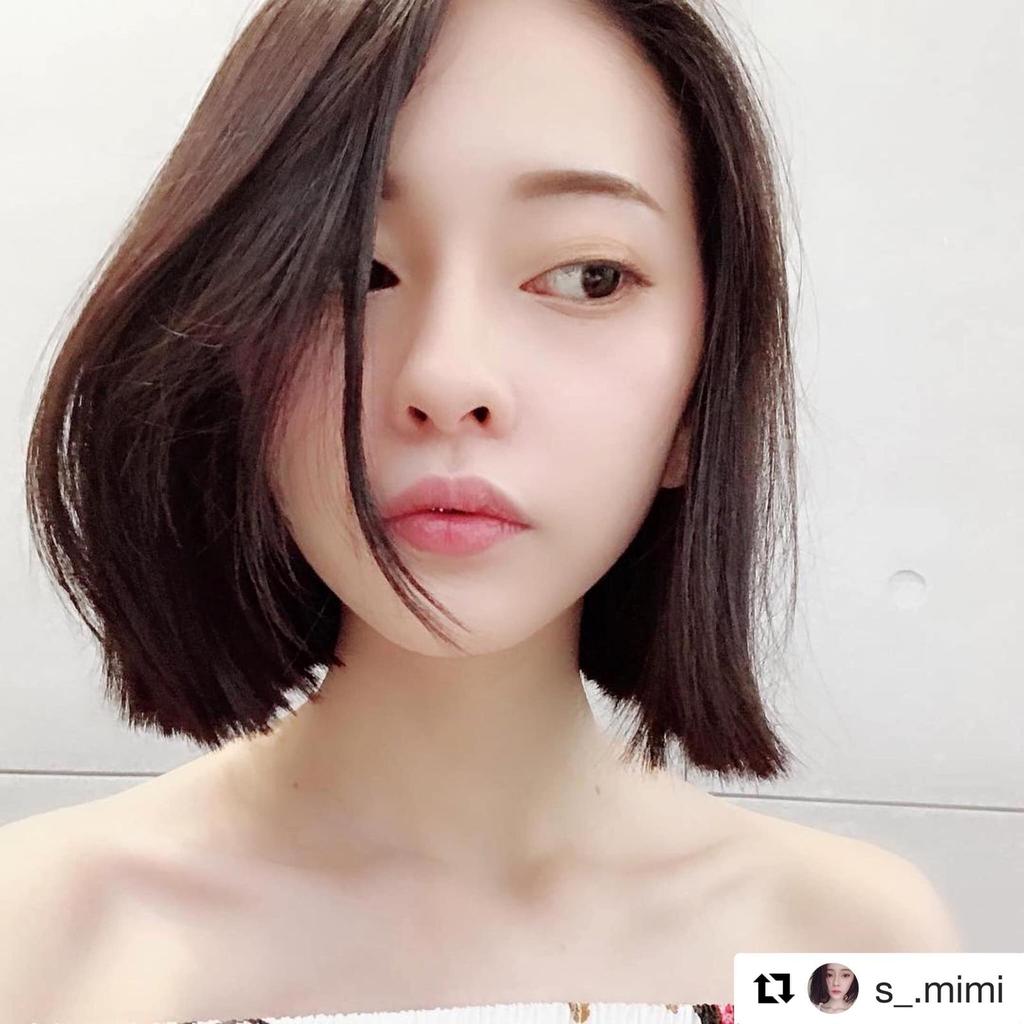 女生短髮、女生染髮、咖啡紅髮色、短鮑伯、俐落短髮