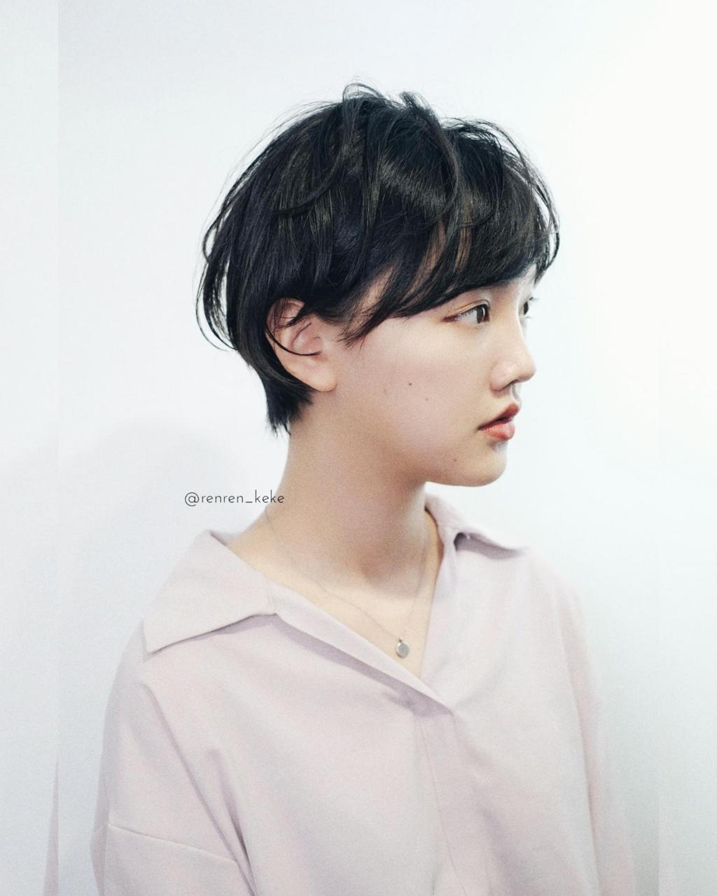 清新中短髮-(耳下肩上)、街頭酷妹風、高層次短髮