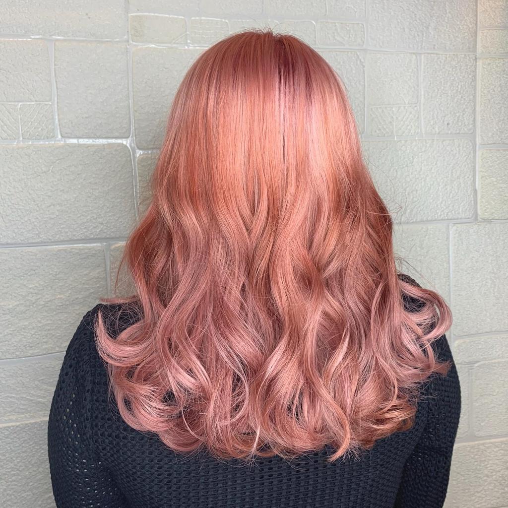 粉霧色系、特殊色、春天花季髮色、漂髮、珊瑚粉