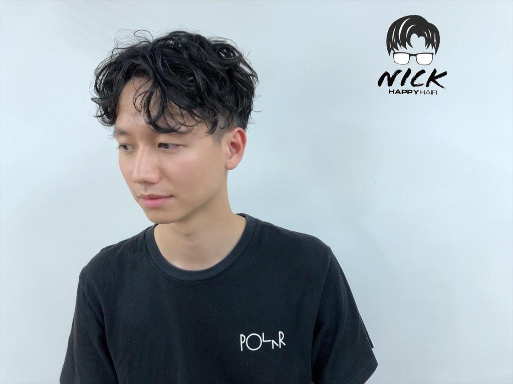 男生燙髮、漸變短髮