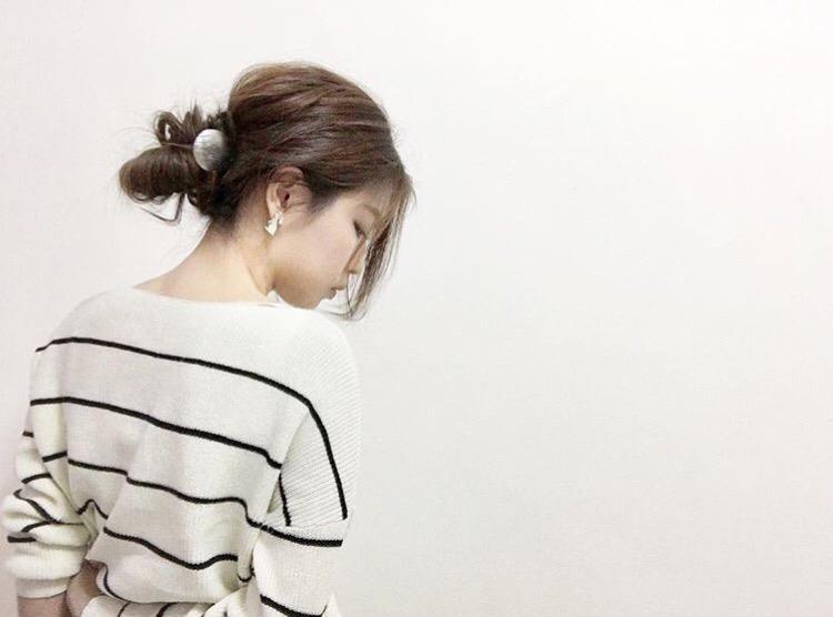 優雅風丸子頭髮型教學