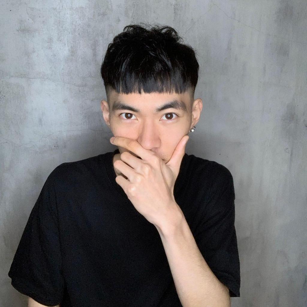 男生短髮韓男呆瓜頭髮根燙