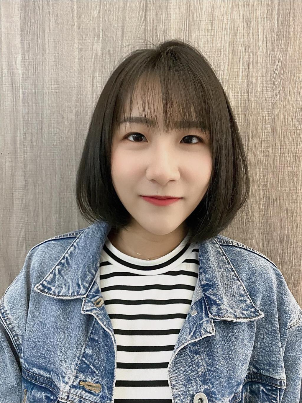 Kiki的髮型作品,女生短髮,短瀏海,鮑伯頭,髮妝燙,灰色系,黑茶髮色,布朗尼髮色,珠寶盒光透髮色,桃園剪髮,桃園燙髮,燙髮,日系精靈短髮-本月主打?