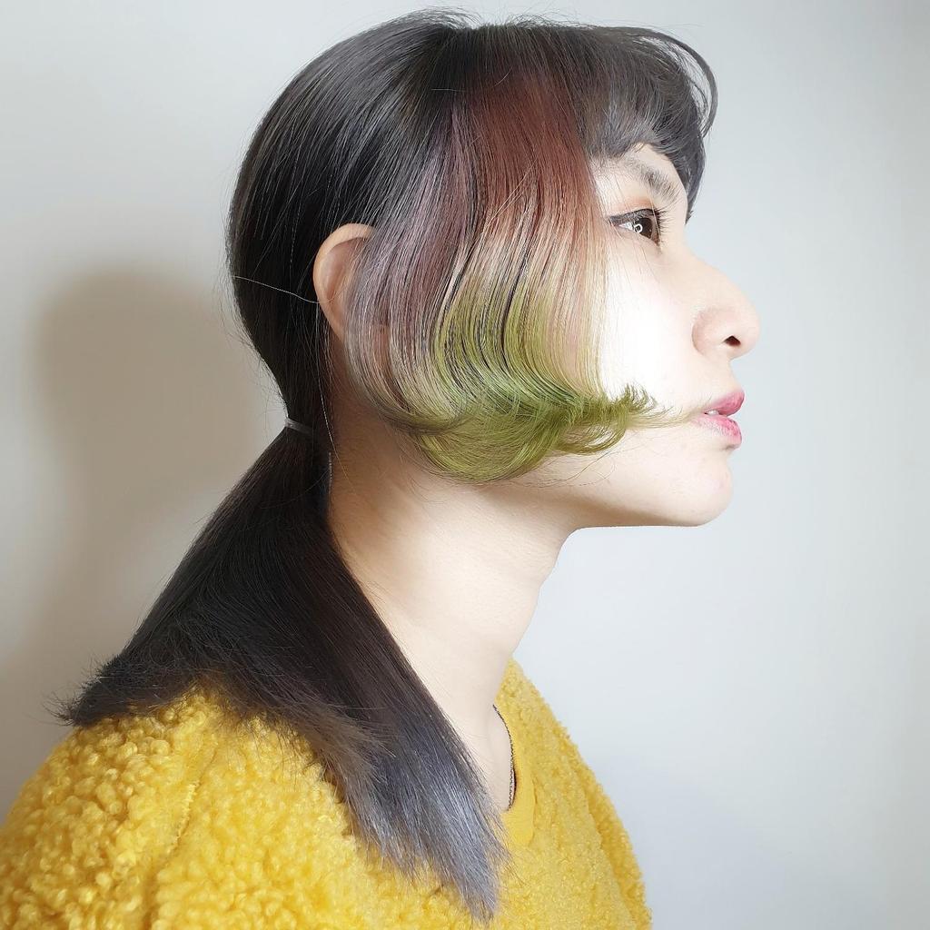 漸層布丁染、獨角獸髮色、隱藏式挑染、手刷染