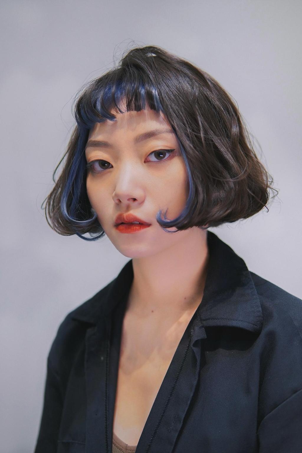 瀏海挑染