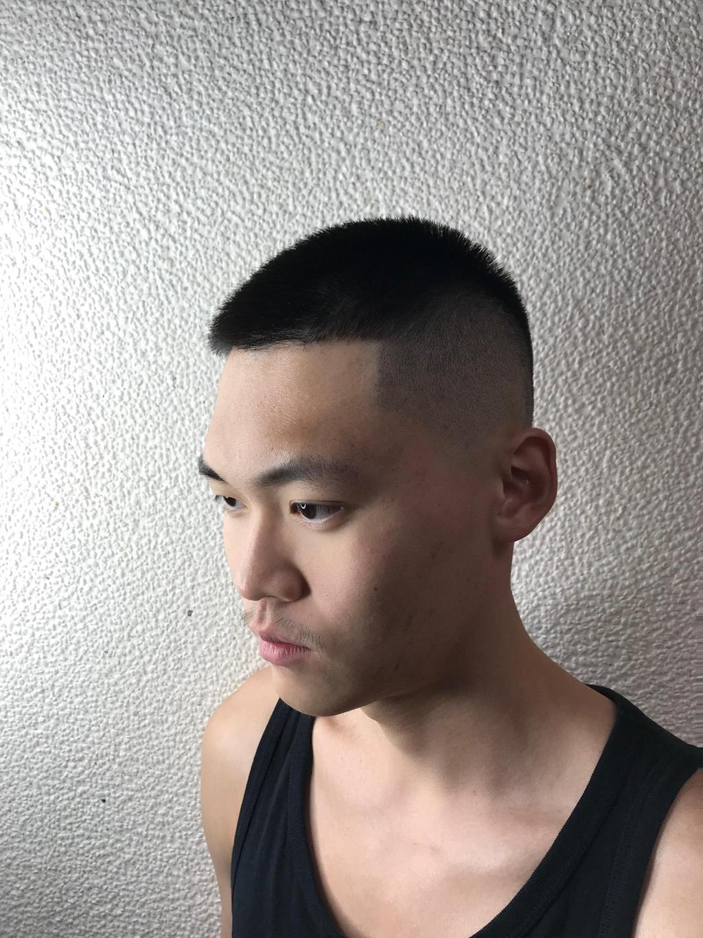 漸層寸頭、男士漸層推