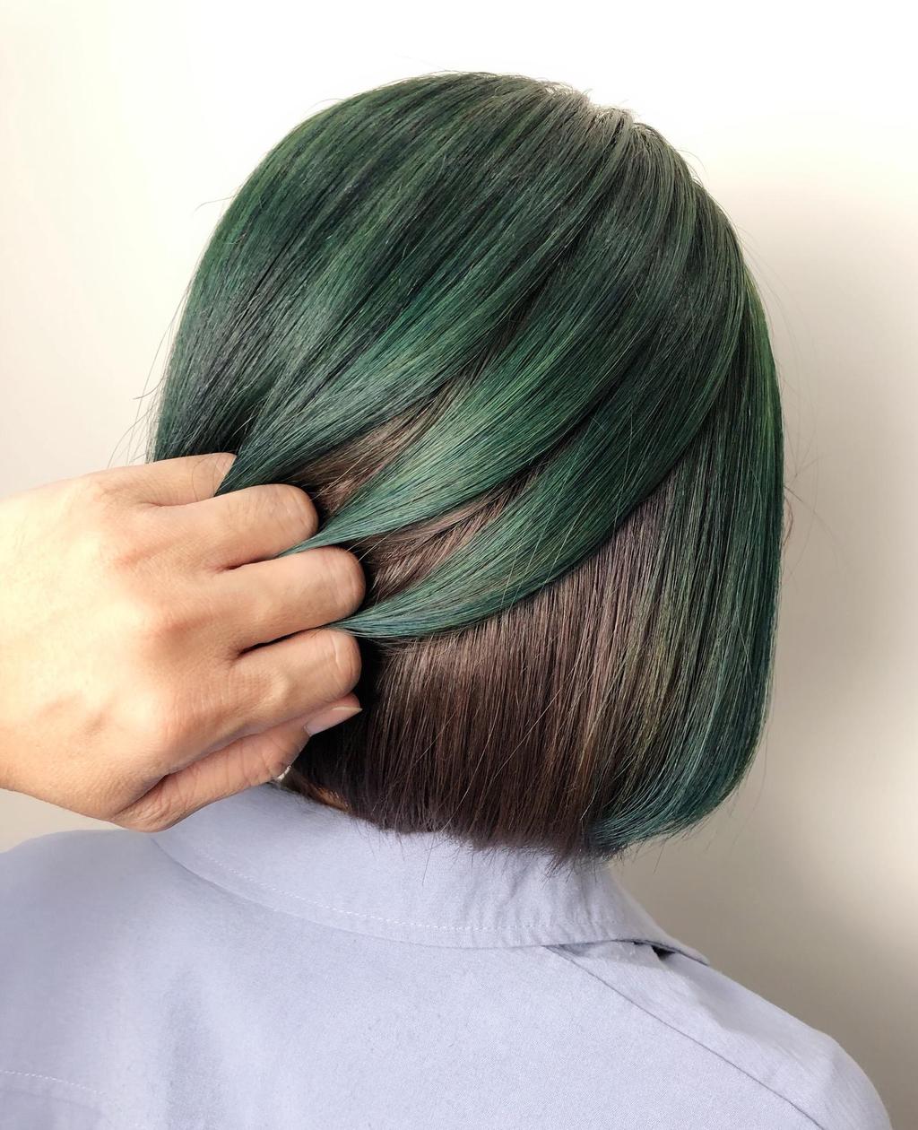 隱藏式挑染、耳圈染、歐美挑染