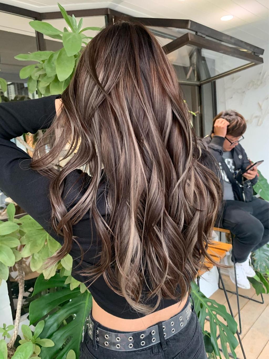 歐美挑染、歐美手刷染、歐美光線染、縷光染髮