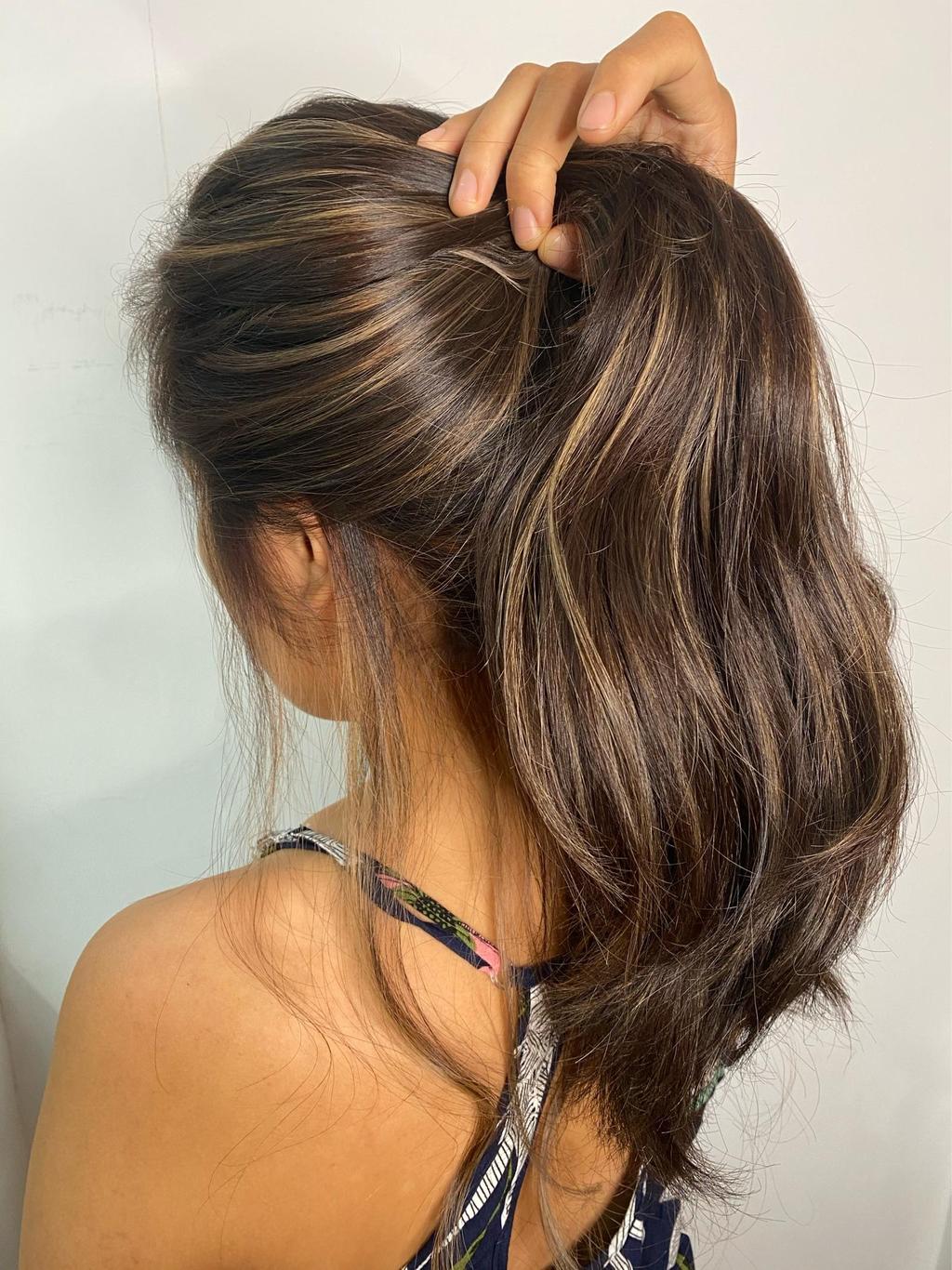 歐美挑染、歐美手刷染、歐美光線染、縷光染髮