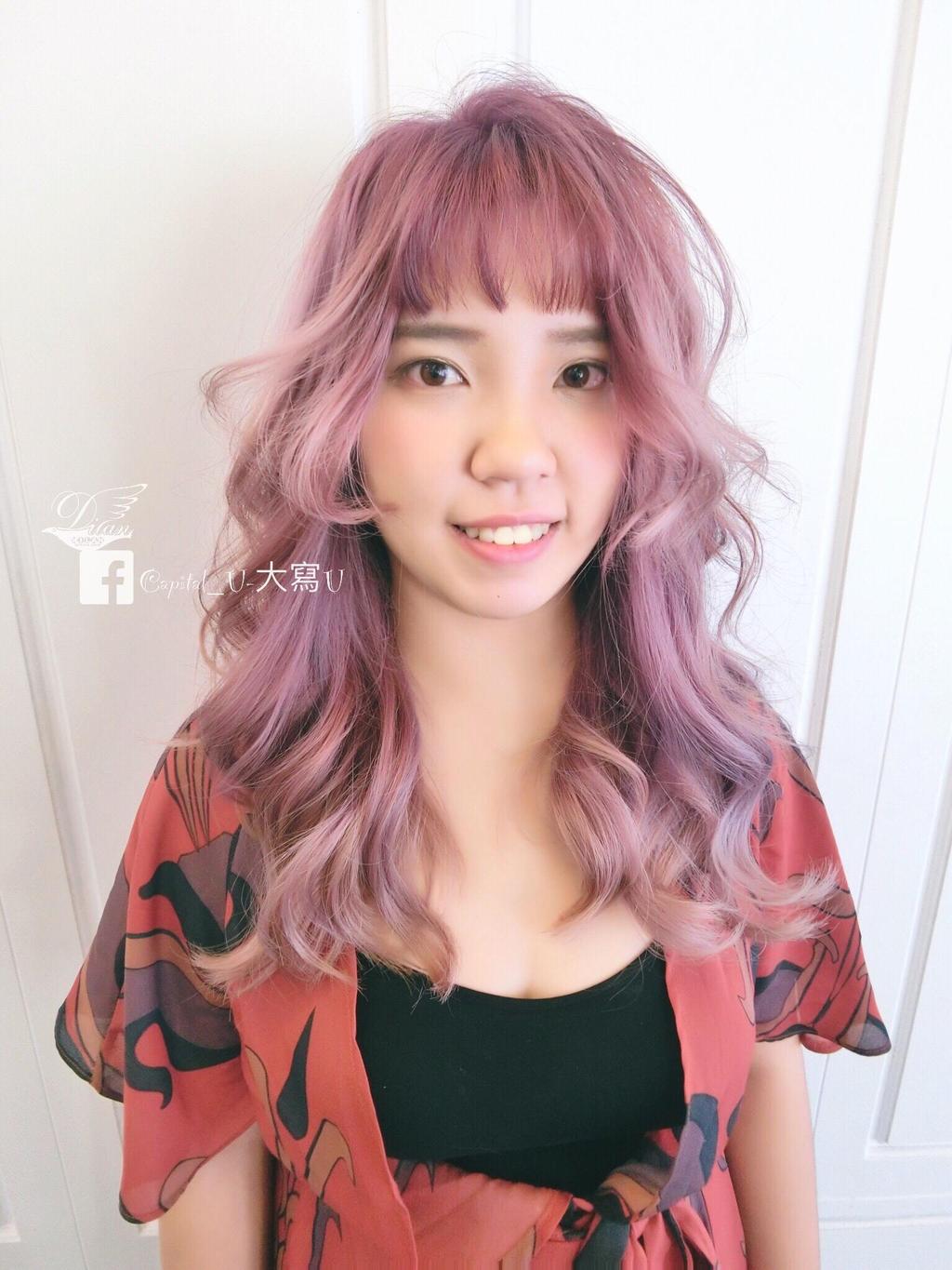 層次剪長髮特殊色染髮日系公主切姬髮式