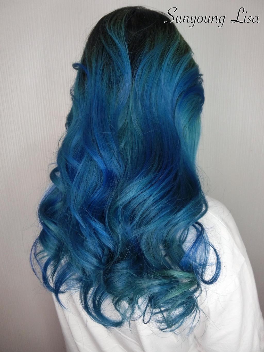 基隆市尚洋髮藝愛三店設計師Sunyoung Lisa的髮根漸層髮色作品